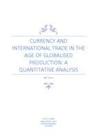 Currency and International Trade in the Age of Globalised Production: A Quantitative Analysis