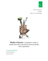 Shades of green: a comparative study of climate discourse in the Kyoto Protocol and the Paris Agreement