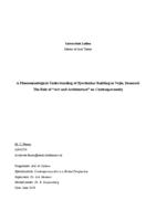 A Phenomenological Understanding of Fjordenhus Building in Vejle, Denmark: The Role of “Art-and-Architecture” on Contemporaneity