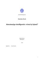 Kunstmatige intelligentie: vriend of vijand?