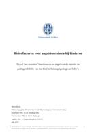 Risicofactoren voor angststoornissen bij kinderen  De rol van executief functioneren en angst van de moeder en gedragsinhibitie van het kind in het angstgedrag van baby’s