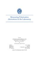 Measuring Polarization Aberations in the Lab