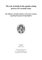 The role of media in the agenda setting process of a security issue: the influence of media salience on the state response regarding European foreign fighters