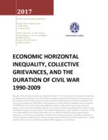 Economic horizontal inequality, collective grievances, and the duration of civil war 1990-2009