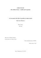 An assessment of the effect of partition on ethnic tension - The Case of Kosovo -