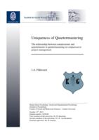 Uniqueness of Quartermasereing: The relationship between commisisoner and quartermaster in quatremastering in comparison to project management