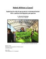 Rebels Without a Cause? Exploring the role of young adults in democratization from a political demography perspective