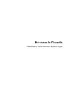 Bovenaan de Piramide: Politiek Gedrag van het Autoritaire Regime in Egypte