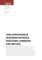 Pan-Africanism & Seafarers Between Freetown, Hamburg and Britain