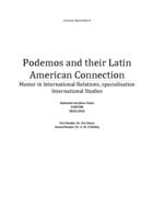 Podemos and their Latin American Connection