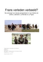 Frans verleden verbeeld? De ontvangst van nieuwe perspectieven in Les Cahiers du Cinéma, Libération, Le Monde en Le Figaro