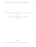 Effects of a Self-Determination Theory based intervention in university statistics education