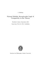 Natural Models, Second-order Logic & Categoricity in Set Theory