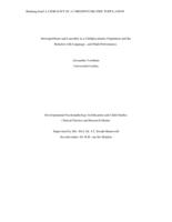 Motorproblems and Laterality in a Childpsychiatric Population and the Relation with Language-, and Math Performance.