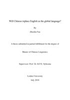 Will Chinese replace English as the global language?