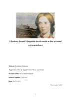 Charlotte Brontё’s linguistic involvement in her personal correspondence