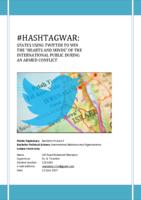 #Hashtagwar: States using twitter to win the “hearts and minds” of the international public during an armed conflict