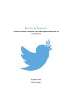 Tweeting for democracy: Comparative analysis of British and Dutch tweets targeted at democracies and non-democracies