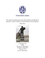 The controversial antiquisation of the national identity in the Republic of Macedonia: Genesis, dynamics and internalization by the local populace