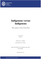 Indigenous versus indigenous: The rupture of the Unity Pact