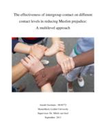 The effectiveness of intergroup contact on different contact levels in reducing Muslim prejudice: A multilevel approach