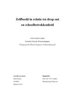 Zelfbeeld in relatie tot drop out en schoolbetrokkenheid