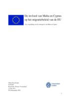 De invloed van Malta en Cyprus op het migratiebeleid van de EU: Een vergelijking van de strategieën van Malta en Cyprus