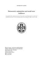 Democratic corporatism and small state resilience: An analysis of the explanatory power of democratic corporatism for the economic and political performance of seven small European states during the 2008 economic crisis
