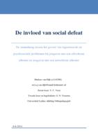 De invloed van social defeat