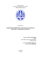 Populist radical right parties in the European Parliament: Measuring the ‘constraining effects of incumbency’