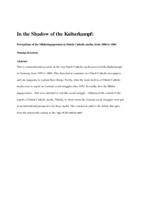 In the Shadow of the Kulturkampf: Perceptions of the Milderungsgesetzen in Dutch Catholic media, from 1880 to 1884