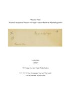 'Waarde Theo': A Lexical Analysis of Vincent van Gogh’s Letters Based on Psycholinguistics