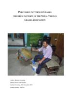 Percussion Patterns in Lhamo: the Drum Patterns of the Nepal Tibetan Lhamo Association