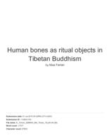 Human bones as ritual objects in Tibetan Buddhism