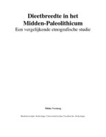 Dieetbreedte in het  Midden-Paleolithicum - Een vergelijkende etnografische studie