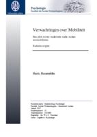 Verwachtingen over mobiliteit: Een onderzoek onder oudere automobilisten