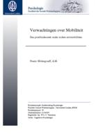 Verwachtingen over mobiliteit: Een proefonderzoek onder oudere automobilisten