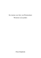 De cinema van Alex van Warmerdam: Westerns in de polder.