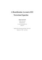 A Bourdieusian Account of EU Terrorism Expertise