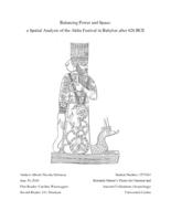 Balancing Power and Space: a Spatial Analysis of the Akītu Festival in Babylon after 626 BCE