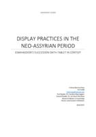Display Practices in the Neo-Assyrian Period