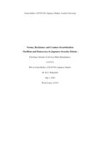 Norms, Resistance and Counter-Securitization: Pacifism and Democracy in Japanese Security Debate