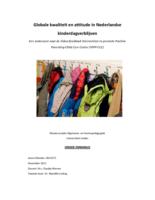 Globale kwaliteit en attitude in Nederlandse kinderdagverblijven: Een onderzoek naar de Video-feedback Intervention to promote Positive Parenting-Child Care Center (VIPP-CCC)