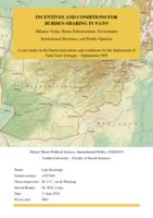 Incentives and conditions for burden-sharing in NATO. Alliance value, status enhancement, government institutional structure, and public opinion: A case study on the Dutch motivations and conditions for the deployment of Task Force Uruzgan - Afghanistan 2