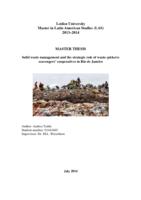 Solid waste management and the strategic role of waste–pickers: scavengers' cooperative in Rio de Janeiro