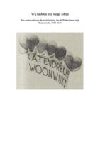 Wij hadden een lange adem; een onderzoek naar de revitalisering van de Rotterdamse wijk Katendrecht, 1968-2015