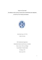 Empowered leadershíp: The influence of the secretary-general on the transformation and adaptation of NATO to a new security environment