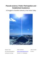 Pseudo-Science, Public Participation and Established Academics: A Struggle for Authority in the Visoko Valley