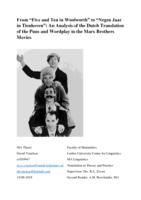 From "Five and Ten in Woolworth" to "Negen Jaar in Tienhoven": An Analysis of the Dutch Translation of the Puns and Wordplay in the Marx Brothers Movies