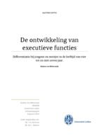 De ontwikkeling van executieve functies: differentiatie bij jongens en meisjes in de leeftijd van vier tot en met zeven jaar.